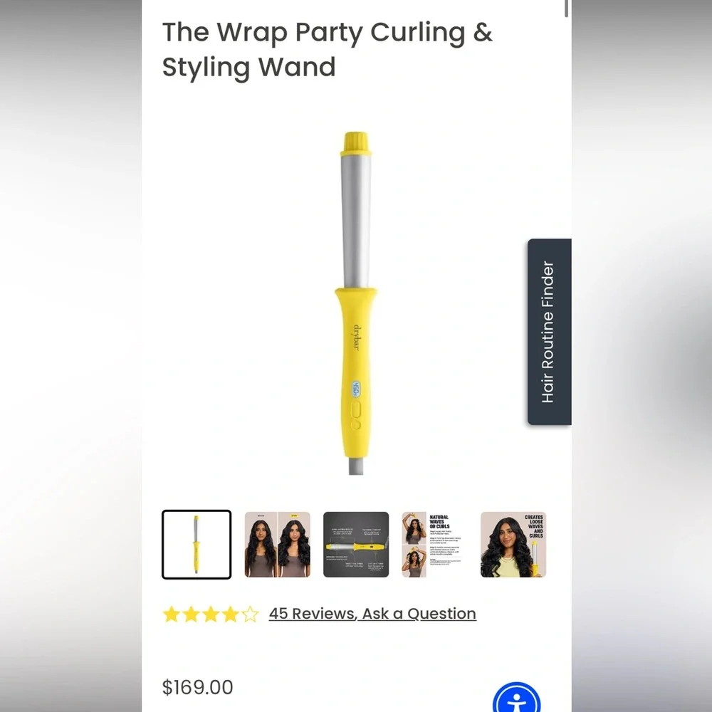 Drybar The Wrap Party Curling and Styling Wand